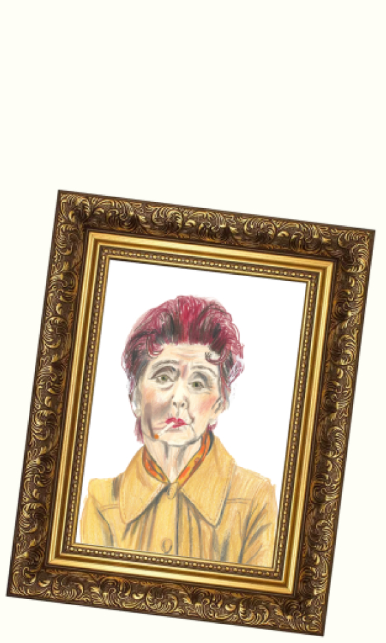 Illustration of Dot Cotton